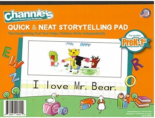 Channie's Channie’s All-In-One Visual Handwriting & Math Workbook Set for Pre-Kindergarten - 1st Grade Elementary School Students (5 Pack) - Image 5
