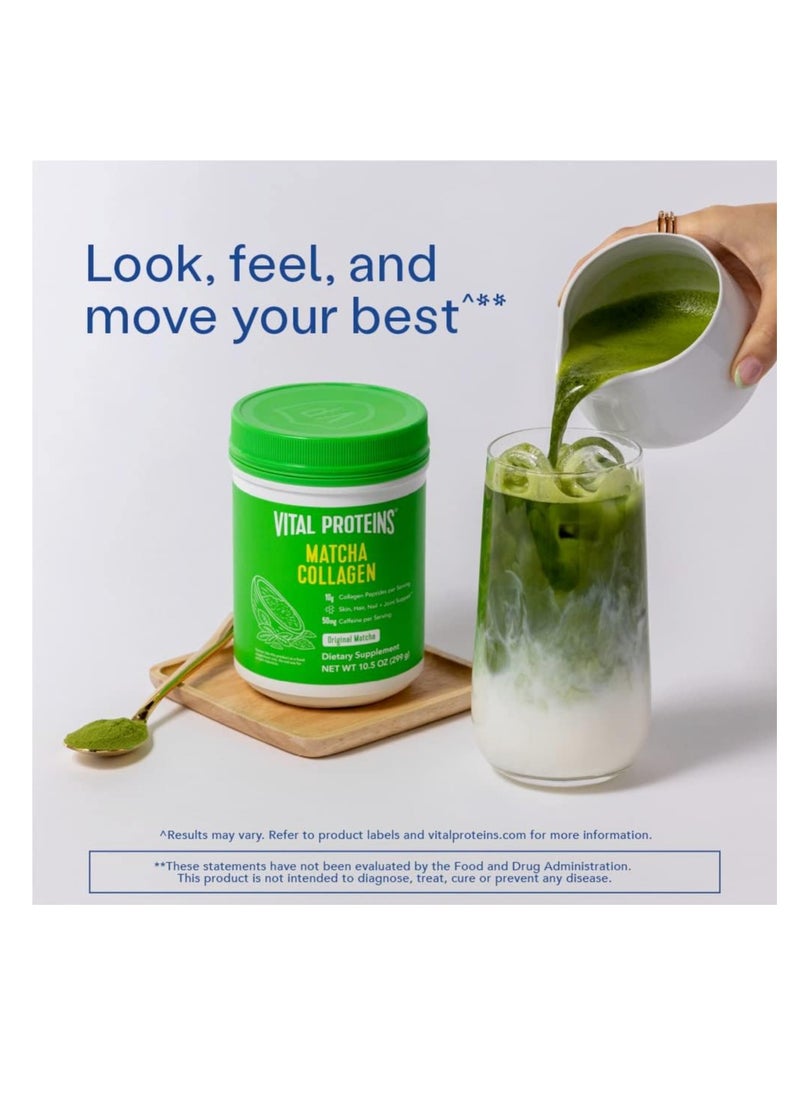 Vital Proteins - Matcha Collagen Peptides Powder Supplement 10.5 oz - Image 1