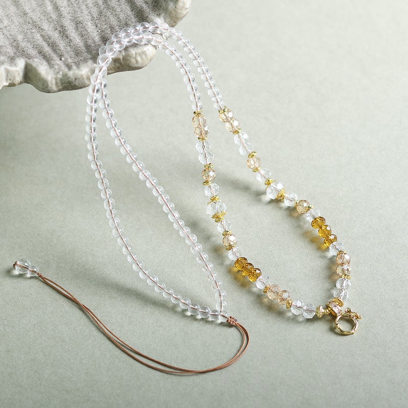 Handwoven Carved Bead Pendant Cord Adjustable About 5mm universal necklace rope