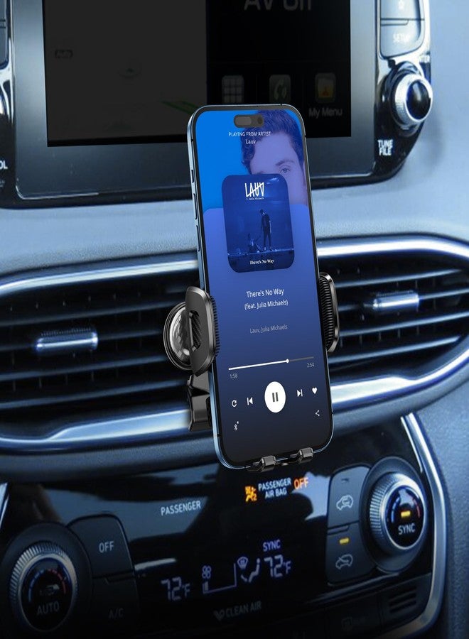 ELOHEI Car Phone Mount Compatible with Hyundai Santa Fe, Phone Holder Compatible with Hyundai Santa Fe 2019 2020 2021 2022 2023 and Santa Fe Hybrid 2021-2023 Car Accessories (Black) - Image 3