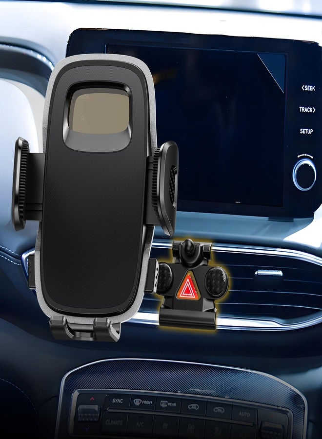 ELOHEI Car Phone Mount Compatible with Hyundai Santa Fe, Phone Holder Compatible with Hyundai Santa Fe 2019 2020 2021 2022 2023 and Santa Fe Hybrid 2021-2023 Car Accessories (Black) - Image 1