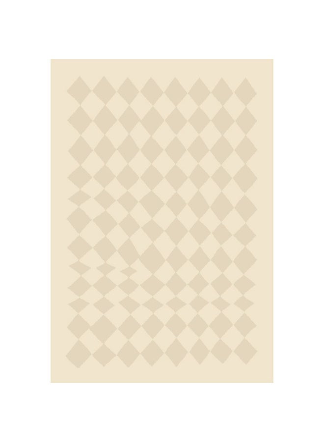 DANUBE HOME Cosey Modern Geometrics Rug | Washable Modern Rugs Style | Polypropylene + Polyester Area Rug Floor Covering | Indoor Carpet For Living Room Dining Bedroom 160X230cm-Cream Gold