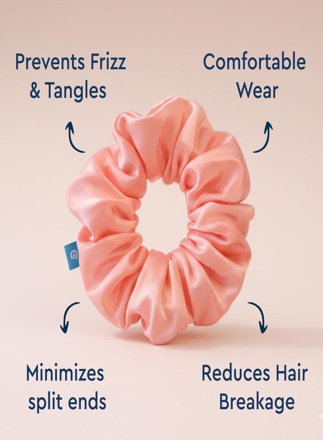 GUBB Satin Scrunchies Rose Gold For Women - Image 1