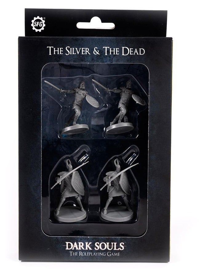 Steamforged Games Dark Souls The Role Playing Game: The Silver & The Dead Miniatures & Stat Cards - Image 1