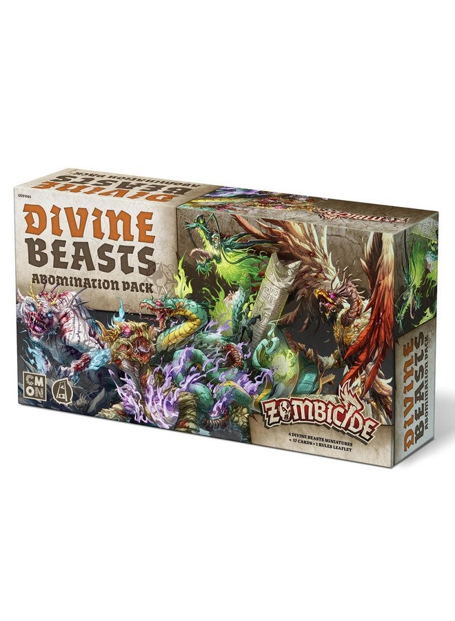 CMON Zombicide White Death: Divine Beasts Abomination Pack - Mythical Creature Expansion, Cooperative Strategy Game with Tabletop Miniatures, Ages 14+, 1-6 Players, 1 Hour Playtime, Made by CMON - Image 1