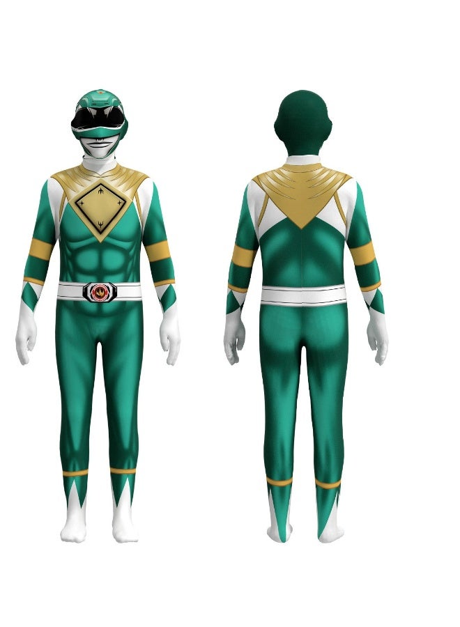 general Dinosaur Team Costume Halloween One-Piece Children's Clothing Cosplay Complete Set Tight-Fitting Dress - Image 1