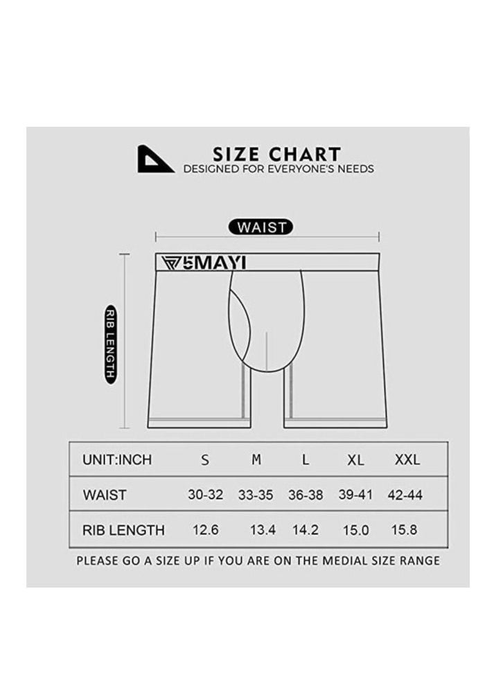 Y&D - Natural Feelings Mens Boxer Shorts Soft Cotton Men Pack Breathable Mens Underwear Boxer Briefs - Image 1