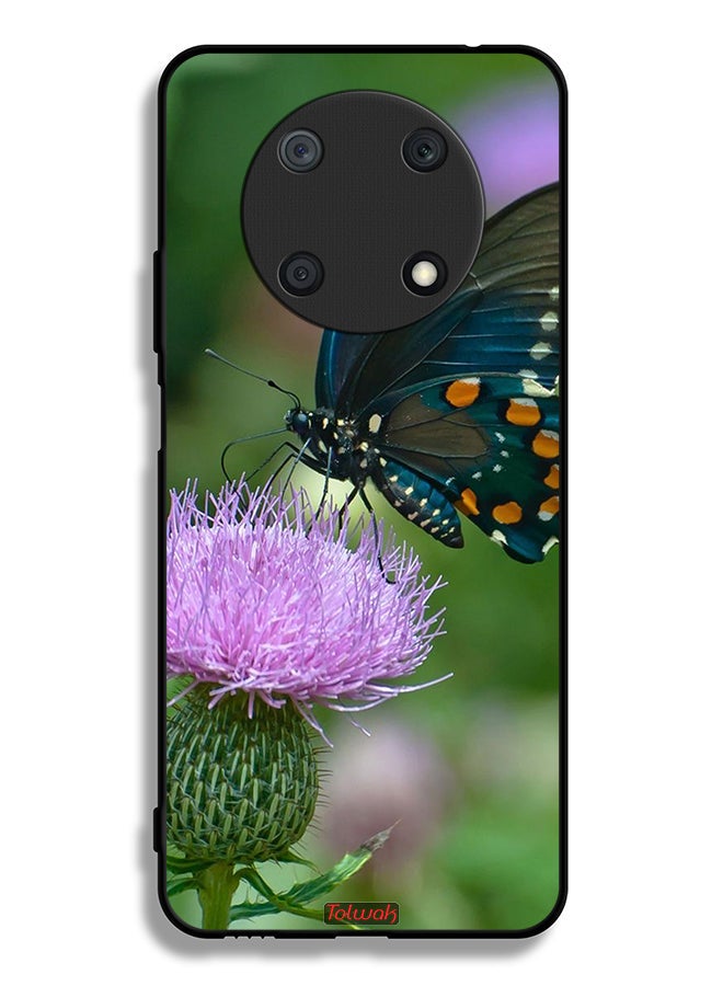 Tolwak Huawei nova Y90 Protective Case Cover Butterfly Sitting On Flower - Image 2