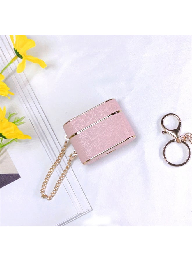 Loquat Suitable For AppleAirpods 2 Earphone Case Cylindrical Ball Pattern Leather Earphone Case Earphone Case-Colour:Matcha Green-Model:Airpods 4 - Image 2