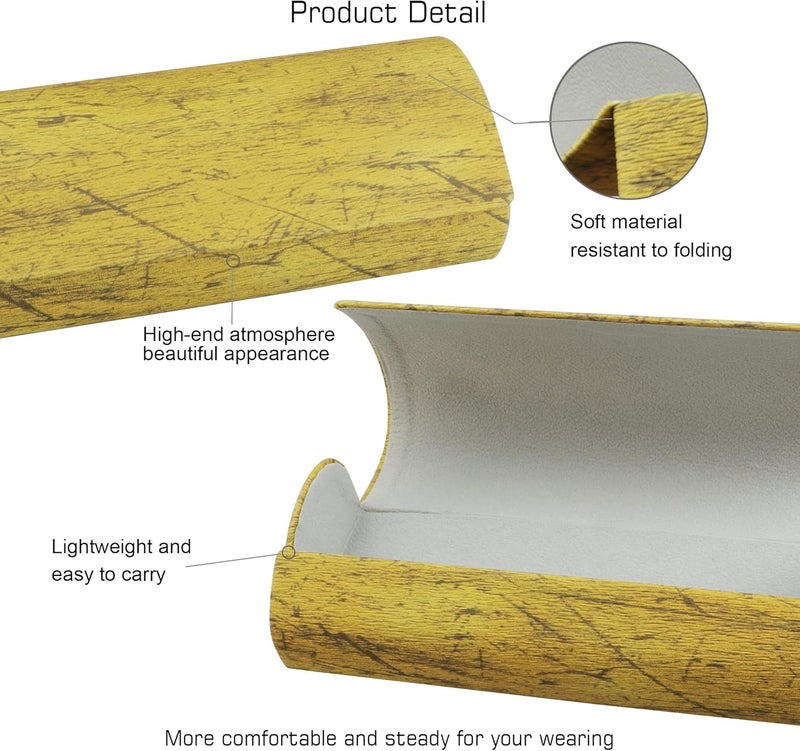 VisionGlobal Hard Shell Eyeglass Case for Eyeglasses and Sunglasses for Men/Women and Kids - Image 2