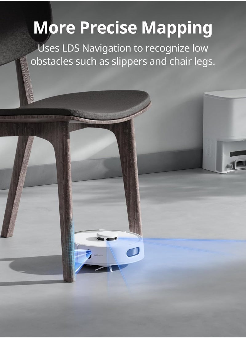 SwitchBot - K10+ Pro Robot Vacuum Self Emptying for 90 Days Hands-Free, Super Quiet Mini Robotic Vacuum Cleaner with High Suction Power, Anti-Hair-Tangle with Voice Control Assistant 2.4Ghz WiFi - Image 1
