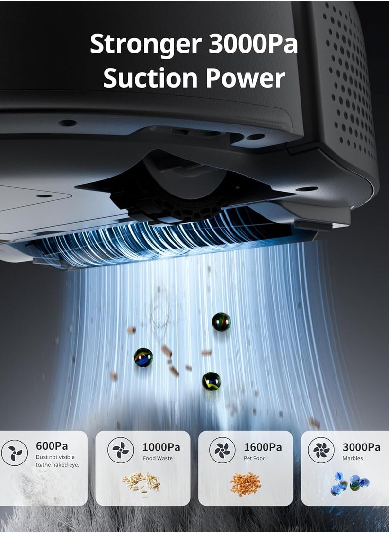 SwitchBot - K10+ Pro Robot Vacuum Self Emptying for 90 Days Hands-Free, Super Quiet Mini Robotic Vacuum Cleaner with High Suction Power, Anti-Hair-Tangle with Voice Control Assistant 2.4Ghz WiFi - Image 1