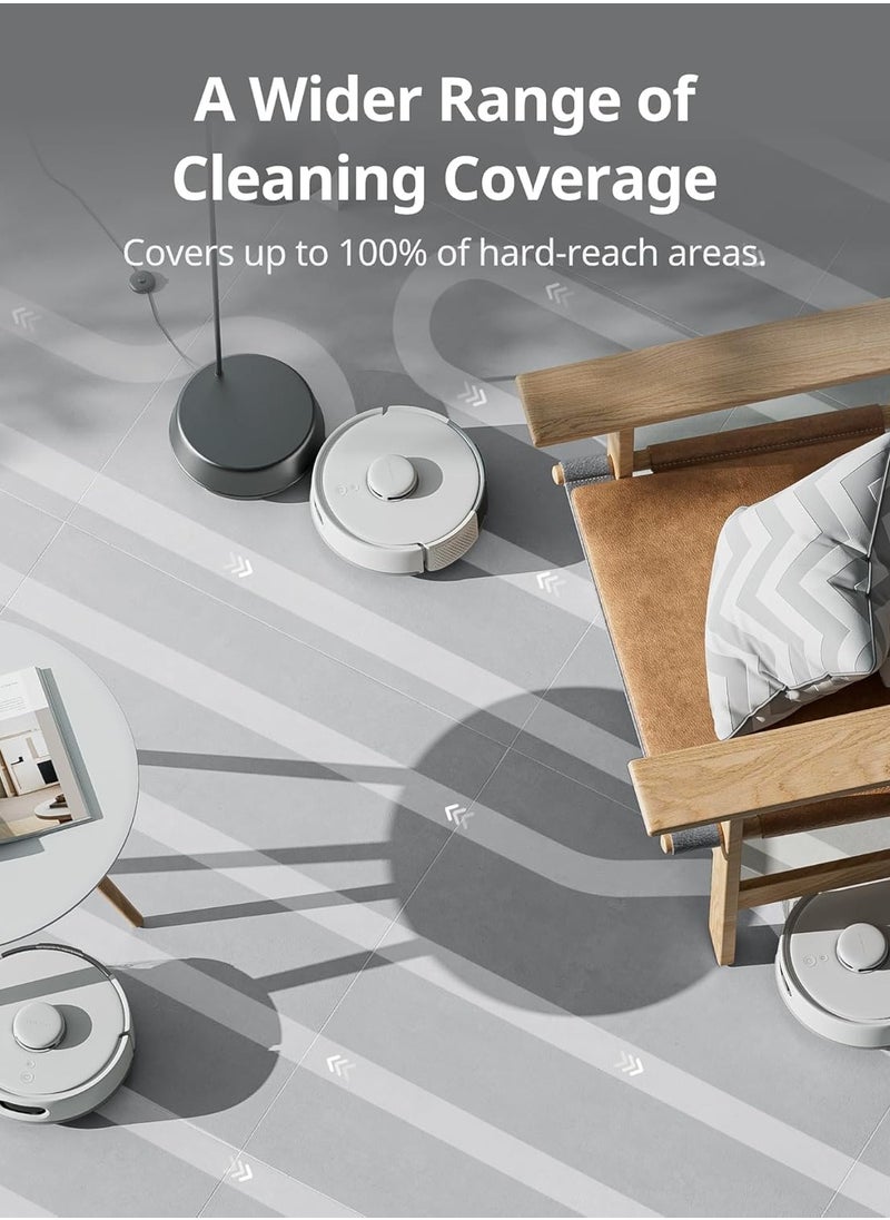 SwitchBot - K10+ Pro Robot Vacuum Self Emptying for 90 Days Hands-Free, Super Quiet Mini Robotic Vacuum Cleaner with High Suction Power, Anti-Hair-Tangle with Voice Control Assistant 2.4Ghz WiFi - Image 1