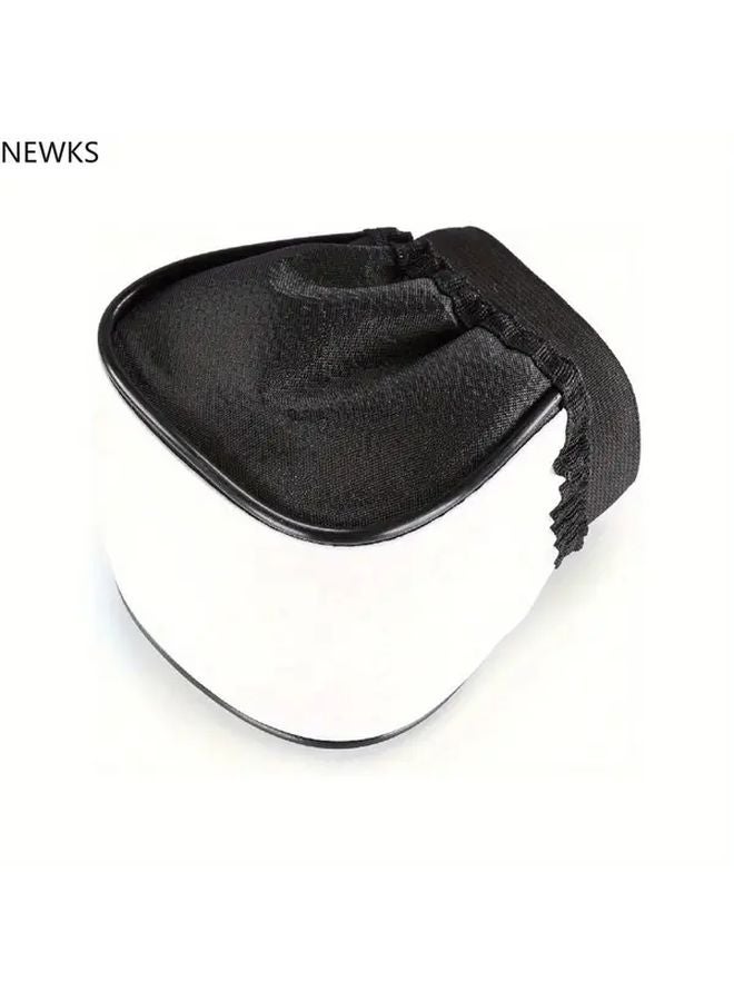 White Universal Mini Flash Diffuser Cap Bounce Card For Canon Nikon Godox Speedlite - Image 4