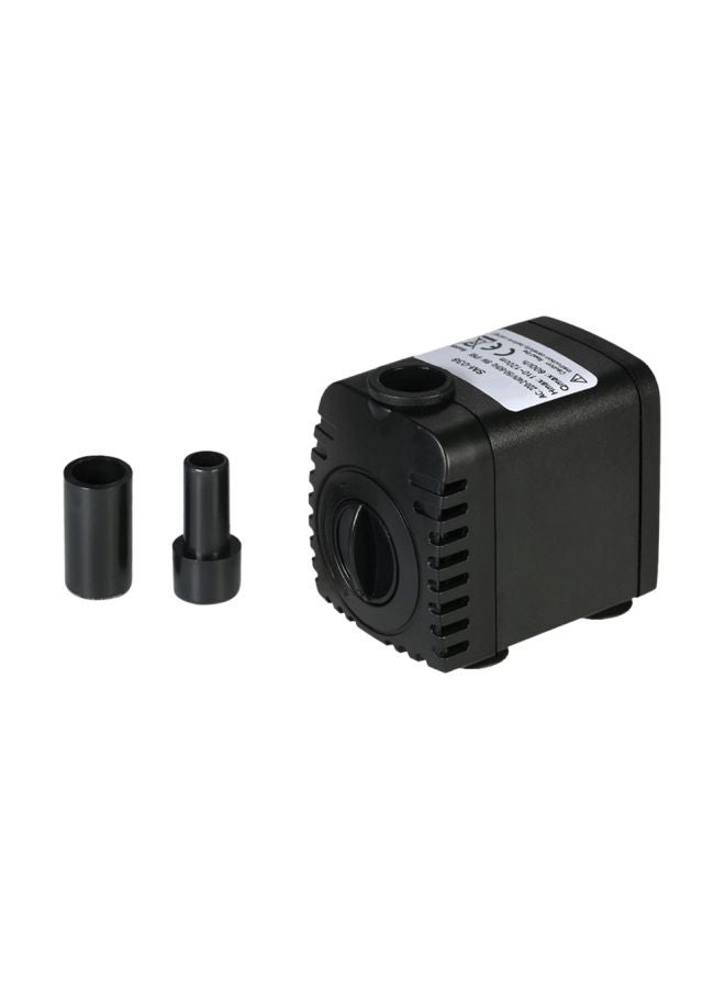 NIBEMINENT Submersible Water Pump With 2 Nozzles black  - Image 1