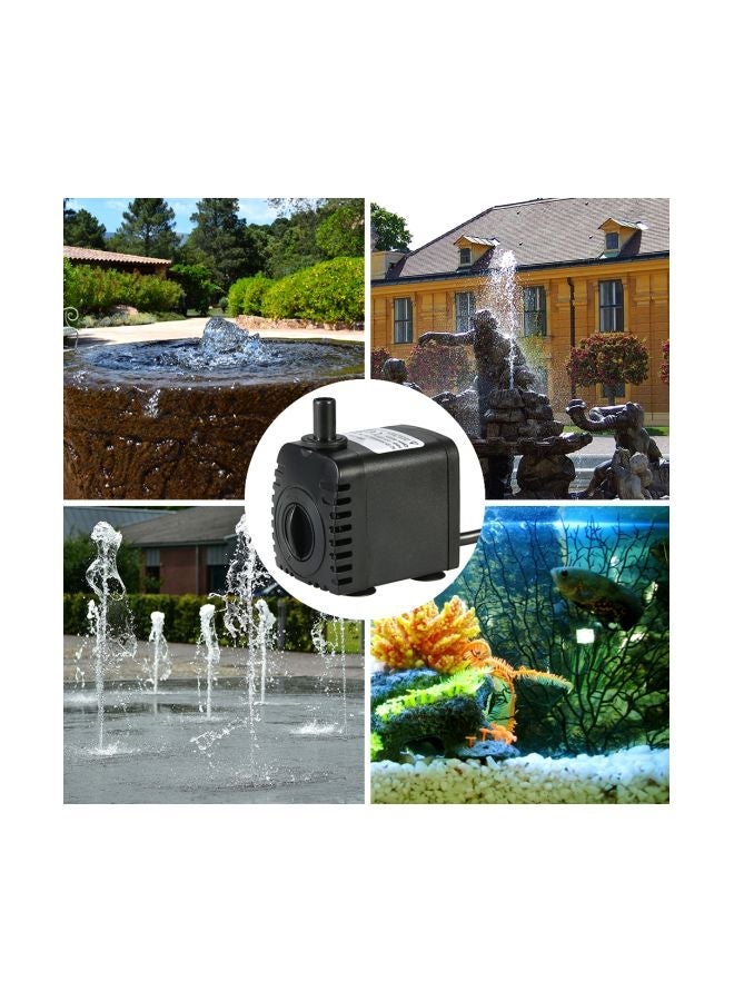 NIBEMINENT Submersible Water Pump With 2 Nozzles black  - Image 2