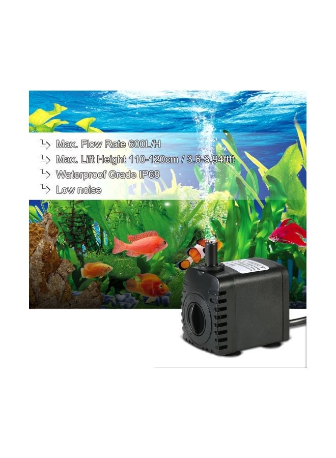 NIBEMINENT Submersible Water Pump With 2 Nozzles black  - Image 3