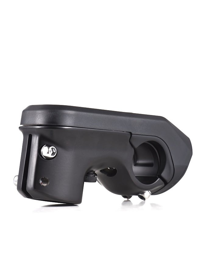 31.8mm Bike Stem 3-in-1 USB Rechargeable Bicycle Handlebar Stem with LED Headlight and Electronic Horn
