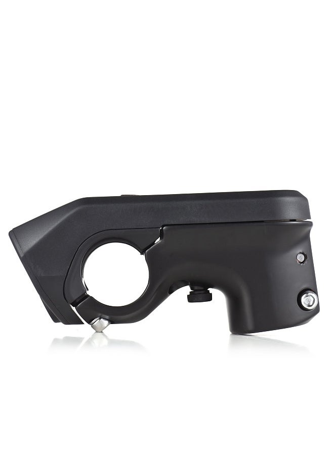 31.8mm Bike Stem 3-in-1 USB Rechargeable Bicycle Handlebar Stem with LED Headlight and Electronic Horn