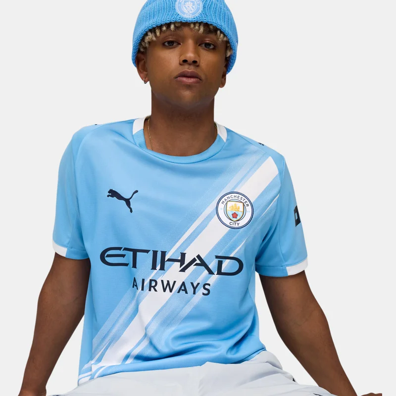 PUMA Men's Manchester City 25/26 Home Replica Football Jersey