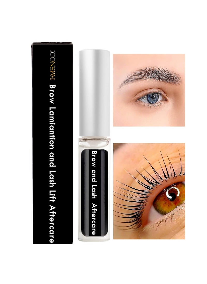 ICONSIAM - Brow Lamination Aftercare Eyebrow Perm Conditioner Lash Lift Nutrition 7ml Keratin Oil for Over Perming Lashes Brows Fix Them Neat Upwards Saving Mess Hairs At once 100Day Supply - Image 1