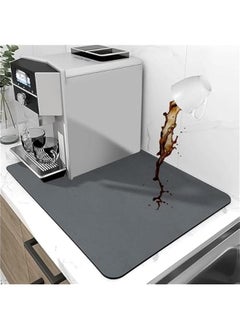 Coffee Machine Mat Accessories,20x24''(50x60CM) Dish Drying Mat for Kitchen Counter,Super Absorbent QuickDry Sink Draining Board Mat for Kitchen, Bathroom, Toilet (Black) - pzsku/Z6A4829673411E1B60AF4Z/45/_/1726750985/e48e5932-c8de-4325-9328-e8b80c5d8cca