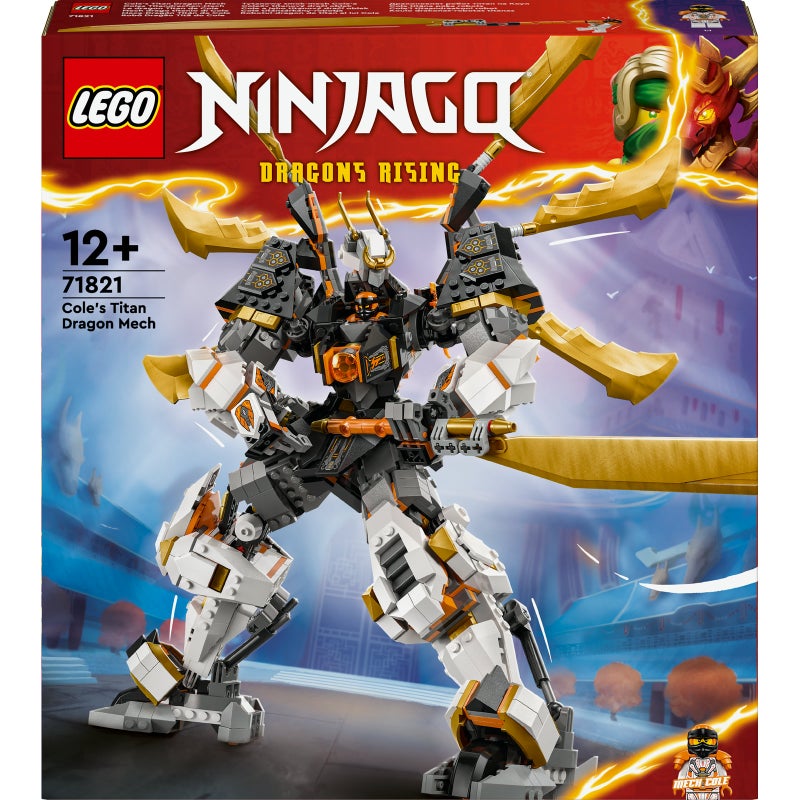 LEGO لعبة LEGO NINJAGO مغامرة ميكانيكية تنين كول العملاق 71821 (1055 قطعة) - Image 2
