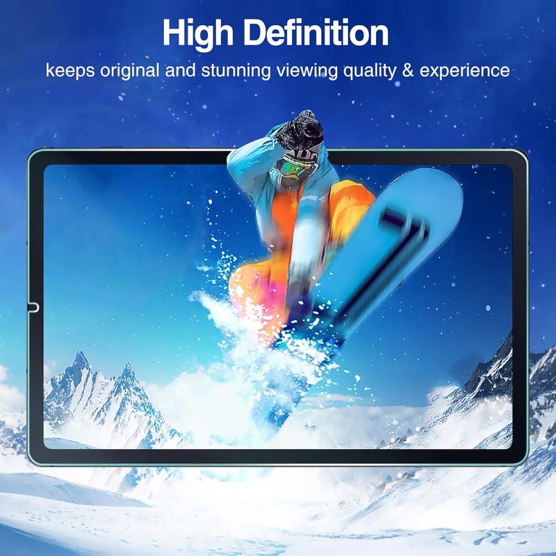 Procases Screen Protector For Galaxy Tab S6 Lite 10.4 Inch 2024/2022/2020(Sm-P620/P625/P613/P619/P615/P610), Hd Clear 9H Hardness Tempered Glass Screen Saver Film Guard For Galaxy Tab S6 Lite -2 Pack - Image 4