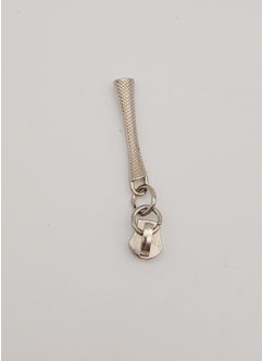 Angel Çanta Aksesuar Angel Bag Accessory Silver Color 6 cm Zipper Head  - Image 1