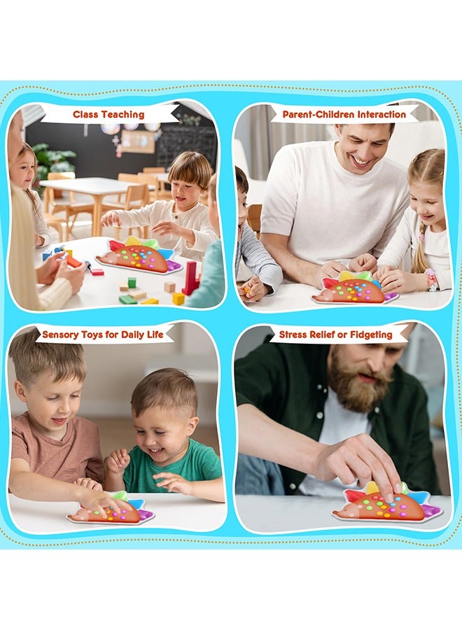 Color Sorting Toys Sensory Toys : Fine Motor Skill Games Learning Toys for Toddlers, Color Matching Preschool Activities Educational Calm Down Toys Montessori Toys for Kids Boys Girls Gifts Ages 3+ - Image 3