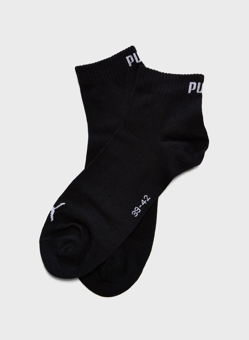 Puma 3 Pack Quarter Socks