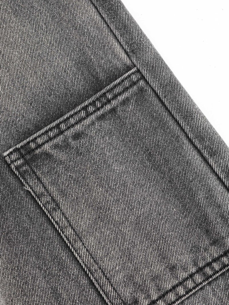 CIDER Womens Overalls Denim Plus Size Loose Fit Wide Leg Bib Baggy Jeans Jumpsuit - Image 4