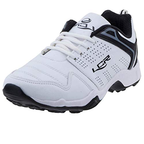 Lancer Mens INDUS-251 White Black Running Shoe - 7 UK (INDUS-251WHT-BLK-41) - Image 1