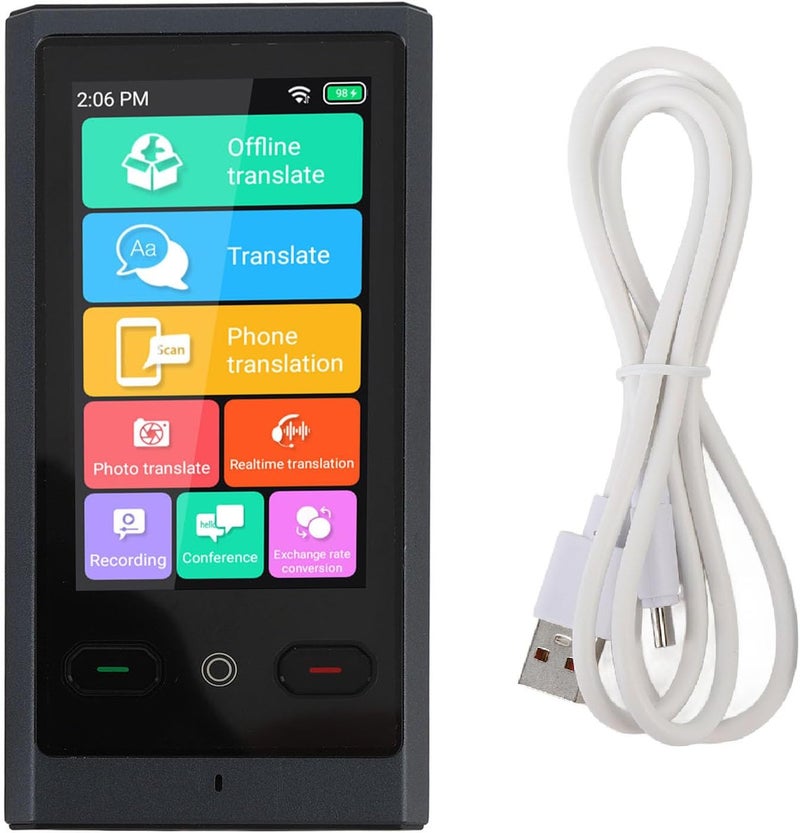 Smart Voice Translator with 3 Inch Touchscreen, 2 Way Real Time Language Translator, 138 Languages Online 15 Offline, for Travel Business Communication - Image 1