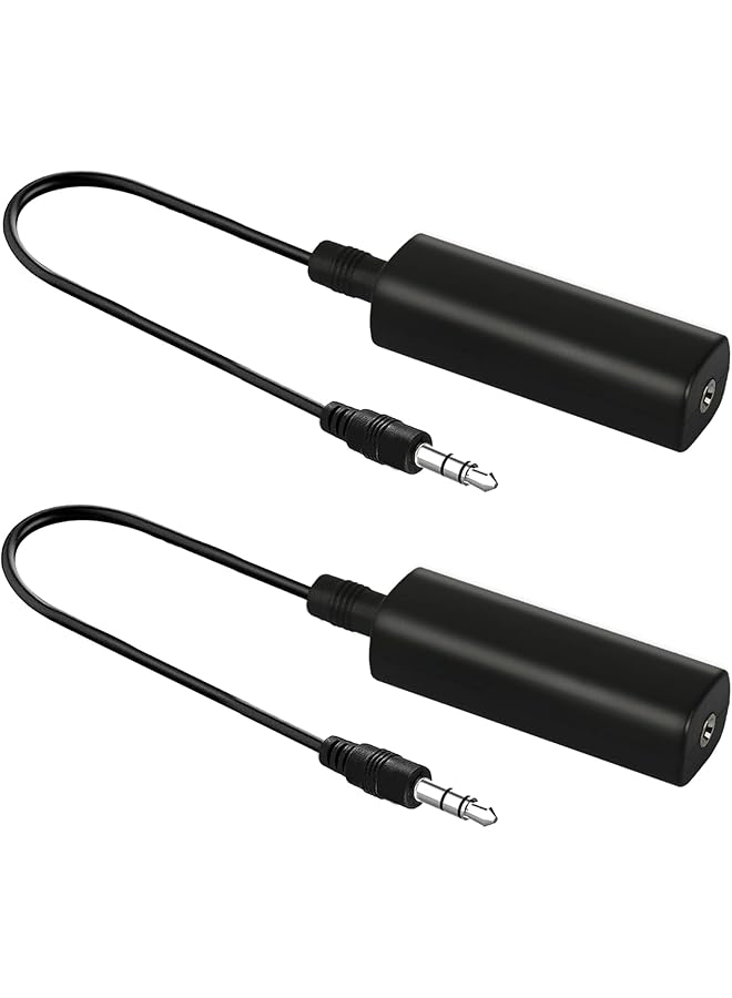 Excefore 2 Packs Ground Loop Noise Isolator For Car Audio/Home Stereo System, Eliminate Buzzing Noise, Eliminating Audio Noise Effectively, Portable And Easy To Use, Ground Loop Isolator With 3.5Mm Audio Cable - Image 1