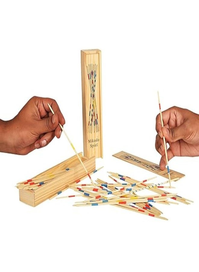 SubiMouIQ Mikado | Wooden 31 Pick-Up Sticks | Best Return Gift | Fun Family Indoor Board Game for Adults and Kids 5+ Years (2) - Image 5