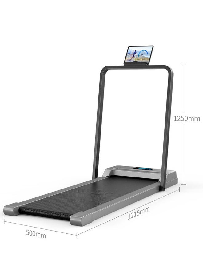 Foldable Electric Treadmill with Display, Compact Ultra Quiet Treadmill for Home Gym and Indoor Walking, Small Family Style Folding Treadmill with Handrail