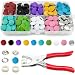 PIGORY 803Pcs Metal Snaps for Fabric 10 Colors Solid Sewing Snaps with Fastener Pliers Press Tool Kit 95mm Snap Button Kits for DIY Crafting Clothing - Image 2