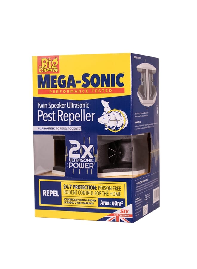 STV Mega-Sonic® Twin-Speaker Pest Repeller - Image 4