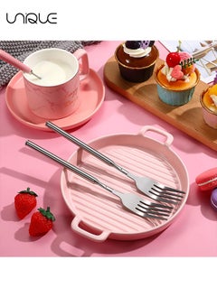 Unique 2Pcs Adjustable Telescopic Fork,Stainless Steel Dinner Fork,BBQ Extendable Dinner Fruit Dessert Long Handle Fork,for Eating, Barbecue, Dinner, Dessert, Sausage, Vegetable(8.46-21.65 Inch)  - Image 5