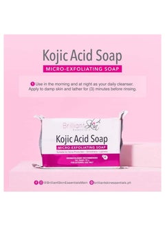 Brilliant Skin Kojic Acid Soap Net Weight 135g  - Image 3