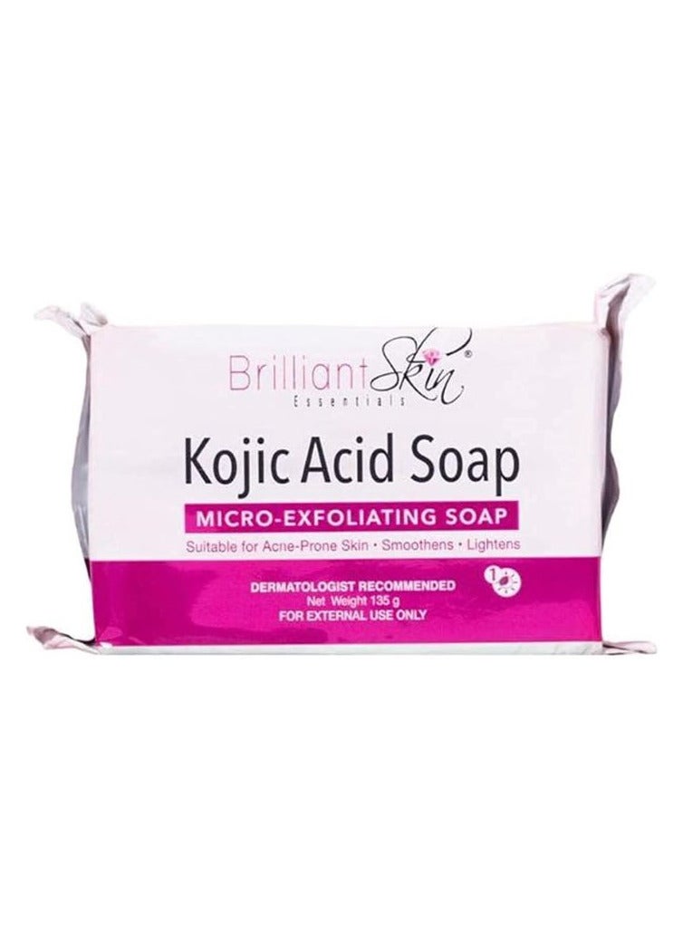 Brilliant Skin Kojic Acid Soap Net Weight 135g - Image 1