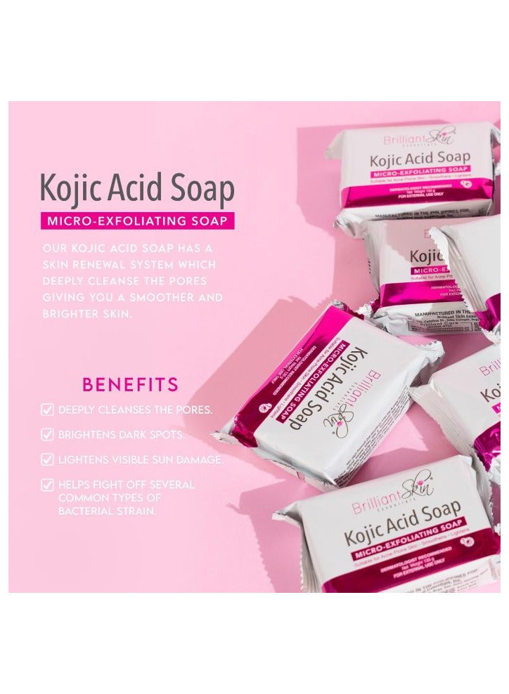 Brilliant Skin Kojic Acid Soap Net Weight 135g - Image 4