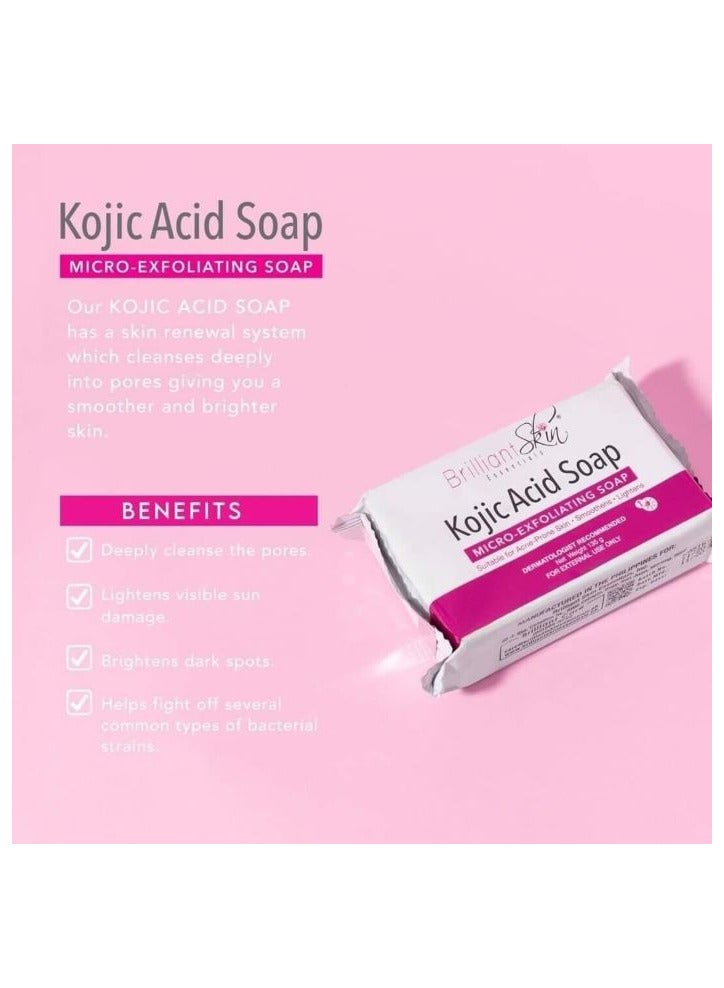 Brilliant Skin Kojic Acid Soap Net Weight 135g - Image 5