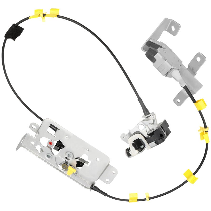 HHCSOP Rear Door Lock Latch Cable Right Passenger Side Fit for 2004 2005 2006 2007 2008 Ford F150 Extended Cab Pickup Door Upper and Lower Latches Assembly 8L3Z18264A00B 6L3Z18264A00B