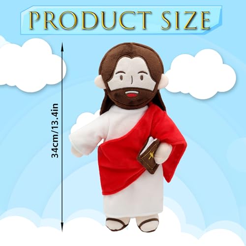 Yelakey Jesus Plush  134 Talking Jesus Plush Toy with 20 Bible Verses and 3 Bible Songs Religious Stuffed Doll for Kids Christian Easter Gift for Church and Sunday School - Image 5