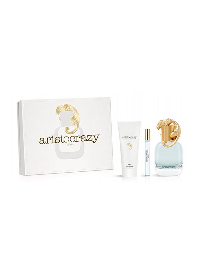 Aristocrazy Brave Women Set Edt 80Ml + 75Ml Bl + 10Ml Spray