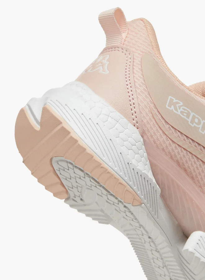 Kappa Girls' Logo Detail Sports Shoes with Hook and Loop Closure