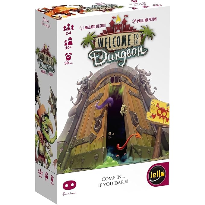 iello : Welcome to The Dungeon, Push-Your-Luck Elements, Disappearing Equipment, Strategy Board Game, 30 Minute Game Play, 2 to 4 Players, Ages 10 and Up - Image 2