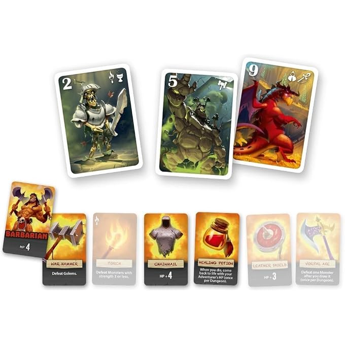 iello : Welcome to The Dungeon, Push-Your-Luck Elements, Disappearing Equipment, Strategy Board Game, 30 Minute Game Play, 2 to 4 Players, Ages 10 and Up - Image 3